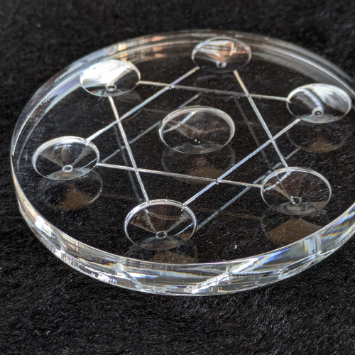 七星陣浄化台/七星陣置物/丸玉台座/スフィア台座/浄化ﾊﾟﾜｰｽﾎﾟｯﾄ/p025