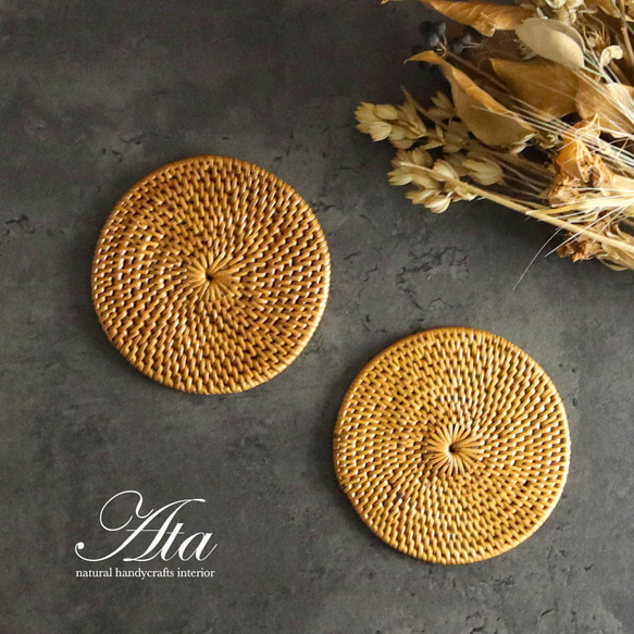 ◆翌日出荷◆【２枚セット】休憩タイムがワンランクアップするコースター２枚セット♪◆Ａ１２ 3枚目の画像