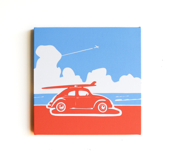 Beetle Under the Sky ファブリック/アートパネル 1枚目の画像