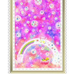 猫の84円切手5枚セット❀オリジナル❀ 4枚目の画像