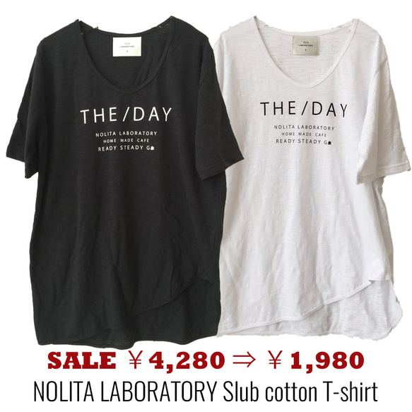 Sale☆【1,980円】NOLITAオリジナルゆるふわ着回し スラブコットン　Tシャツ 1枚目の画像