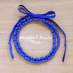 Wrapped beads_Blue 1枚目の画像