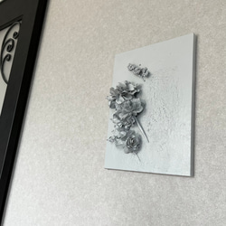 モダンアート　現代アート　ウェルカムボード　アートパネル　立体アート　インテリア 5枚目の画像