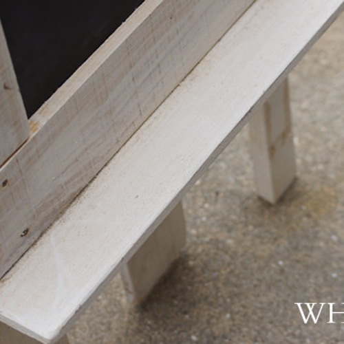 木製枠の黒板立て看板 11色より☆ハンドメイド レトロ ブラックボード