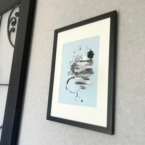 現代アート　53×45.5㎝　花　モダン　アートパネル　インテリア　抽象画 現代アート 53×45.5㎝ モダン アートパネル インテリア 絵画