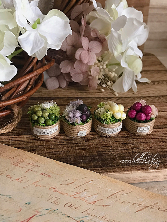 オーダーページミニチュア花のアレンジメント 【公式通販】