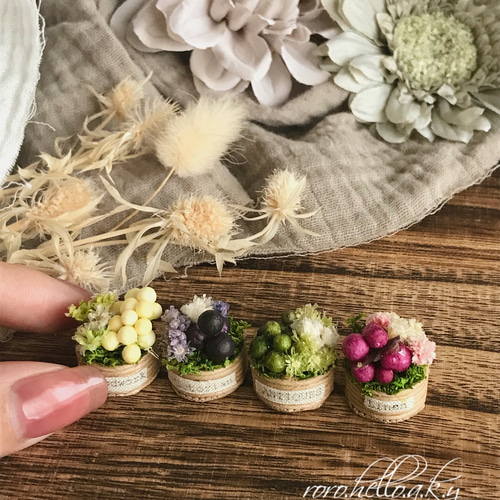 ミニチュアベビーフラワー ドライフラワーアレンジ ドライ