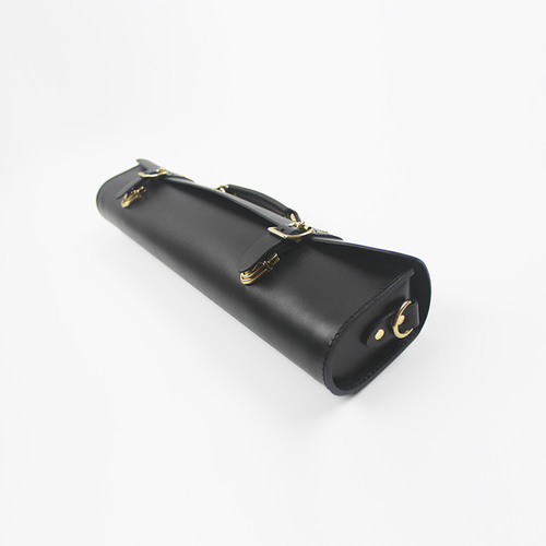 LANSUI DESIGN 名入れ対応 ヌメ革手作り フルートケースカバー 楽器