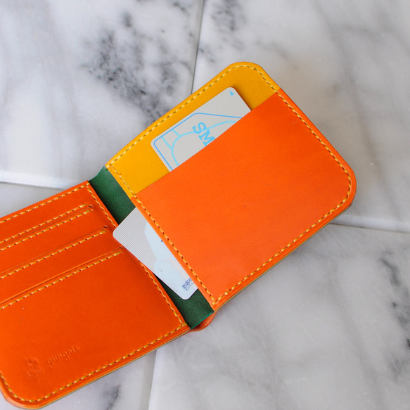 二つ折り財布　タイプD 確認用のイメージ画を作成致します