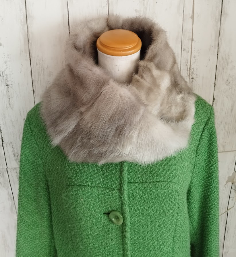 new antique fur ¶ サファイアミンクファーnejiriスヌード「giles 