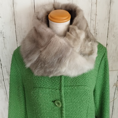 new antique fur ¶ サファイアミンクファーnejiriスヌード「giles 