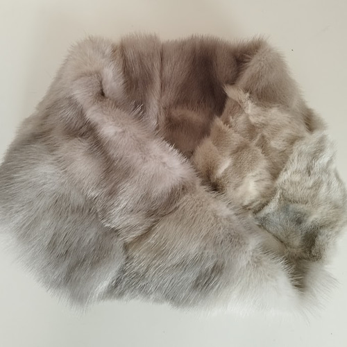 new antique fur ¶ サファイアミンクファーnejiriスヌード「giles 