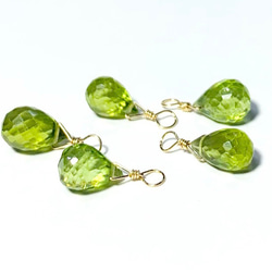 天然石ピアス】ローズクォーツ 薔薇 14kgf フックピアス イヤリング