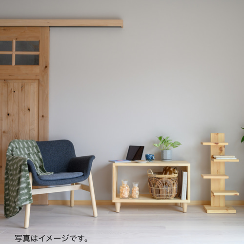 猫足タイプのおしゃれな木製棚 木製ラック『オープンボックス 脚付き』木製シェルフ 猫脚 木製収納箱