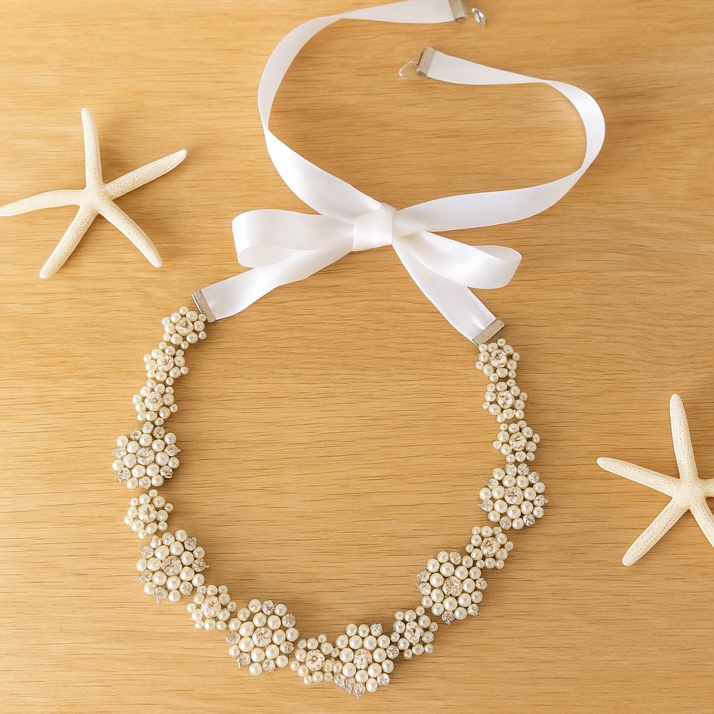 【再販11】Wedding＊リボンカチューシャ