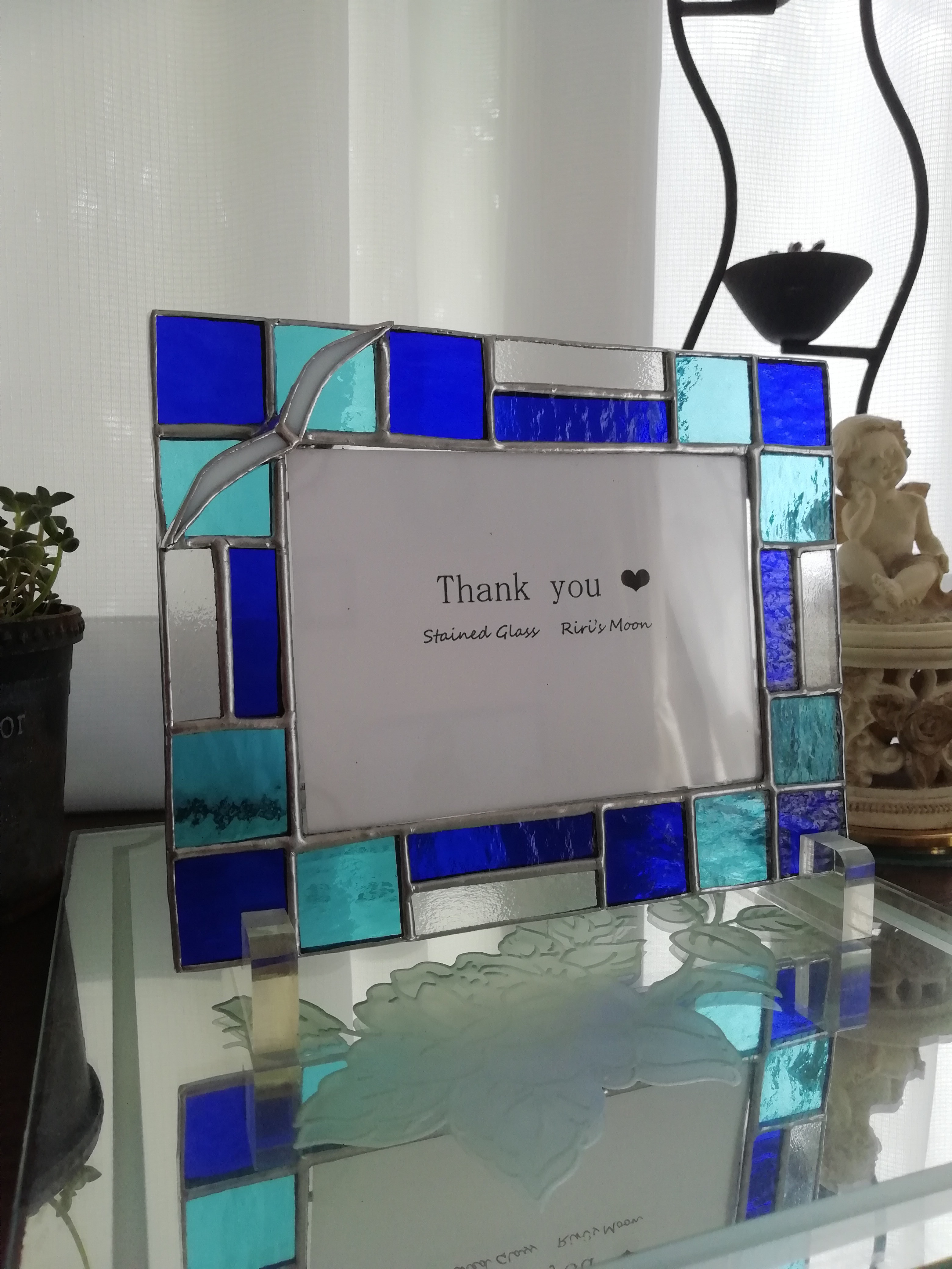 ステンドグラス フォトフレーム 写真立て 3つセット おしゃれ 海外風 ステンドグラス フォトフレーム 写真立て 3つセット おしゃれ