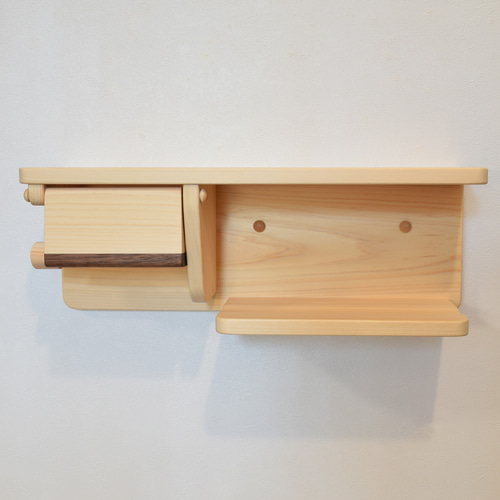 受注製作】桧のトイレットペーパーホルダー(2個ストック) バス