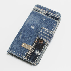 デニム手帳型ケース_Jupiter19 - iPhone Air, 17ProMAXほか全