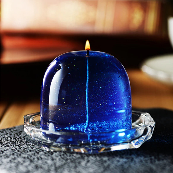 キャンドルギフト 流星キャンドル（キャンドルソーサー付き）［0168］ 1枚目の画像