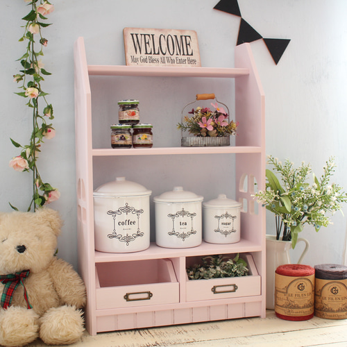 サイズ・色変更可・アーチ窓付きラック・ドールハウス