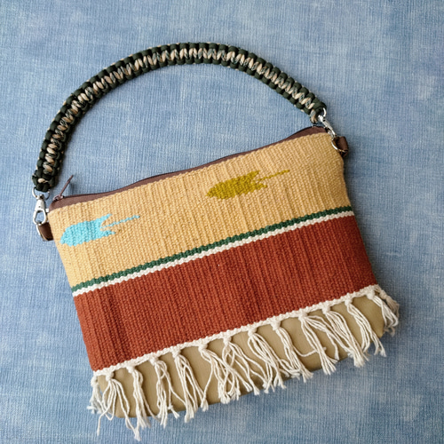 極美品✨ イルビゾンテ ショルダーバッグ サコッシュ キャンバス生地 染色生地 極美品✨ イルビゾンテ ショルダーバッグ サコッシュ キャンバス