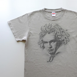 ◆◇Ja ja ja Ja~~n♪ 5.6oz Tシャツ 2 colors / ベートーベン 6枚目の画像