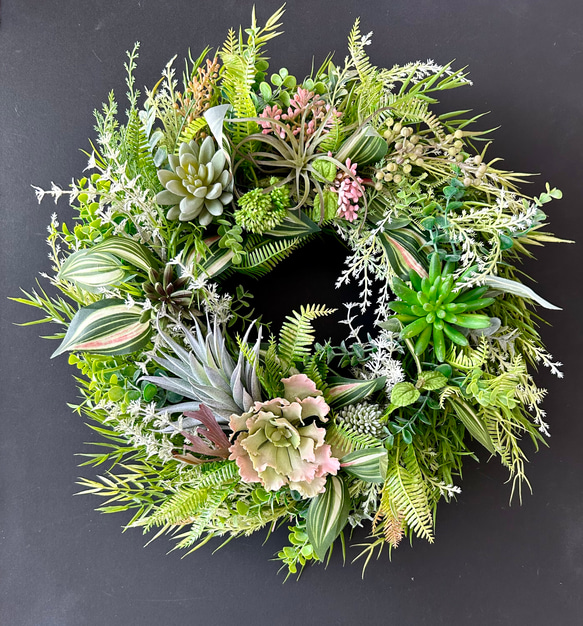 Green wreath plants「受注制作」 2枚目の画像