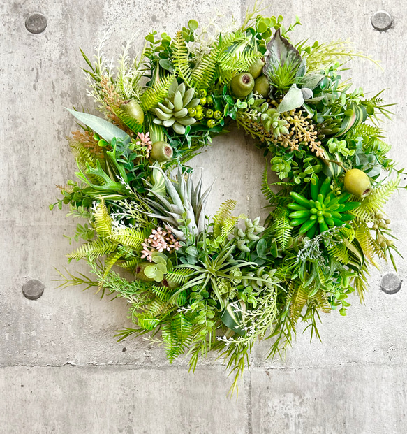 Green wreath plants「受注制作」 3枚目の画像