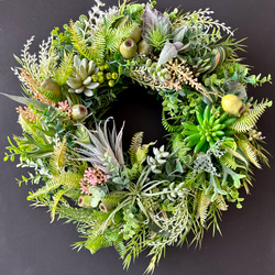 Green wreath plants「受注制作」 1枚目の画像