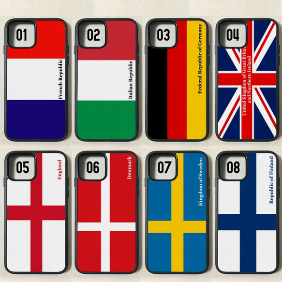 既成デザイン iPhoneケース 機種選択 国旗 フラッグ 海外旅行 イメージ ヨーロッパ ユニオンジャック スペイン 2枚目の画像