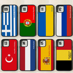 既成デザイン iPhoneケース 機種選択 国旗 フラッグ 海外旅行 イメージ ヨーロッパ ユニオンジャック スペイン 3枚目の画像