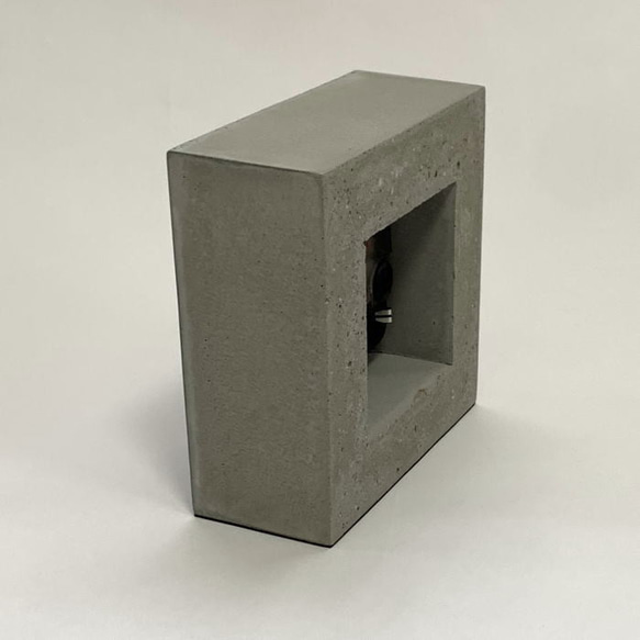 コンクリート置き時計B-type《送料無料》　-コンクリート/モルタル/セメント雑貨- 7枚目の画像
