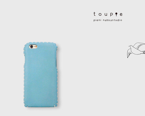 iPhone14 /iPhone全機種対応レザーケース（そら） iPhoneケース