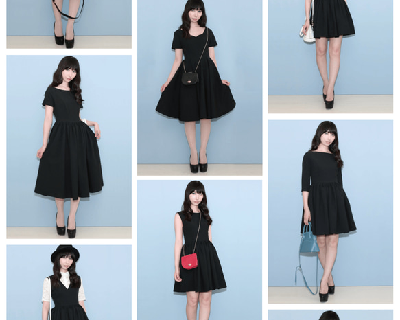 美品　Rene basic フィットアンドフレアー ワンピース Rene☆ルネ フィット＆フレアワンピース 6016070 2020年商品