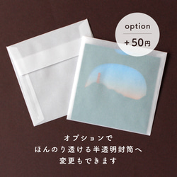 空の色が変わる　夜更けのバースデーカード（灯台） 6枚目の画像