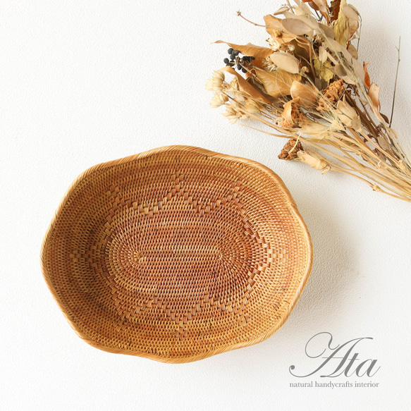 ATA-做製作的針織和邊境可愛裝飾菜A16，如花瓣（籃，盤，盒，糖果錢包） 第3張的照片