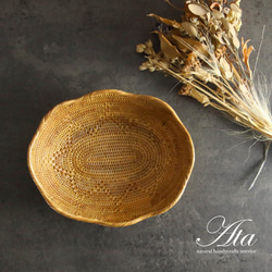 ATA-做製作的針織和邊境可愛裝飾菜A16，如花瓣（籃，盤，盒，糖果錢包） 第6張的照片
