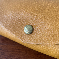 [客製化（交貨時間約 10 天）] 義大利皮革 * CoroCoro 錢包「fave」Mimosa 第3張的照片