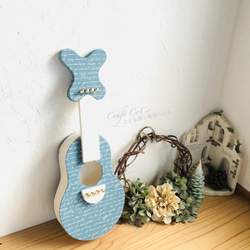 おもちゃのギター　アルファベット　ブルー（対象年齢　３才～） 2枚目の画像