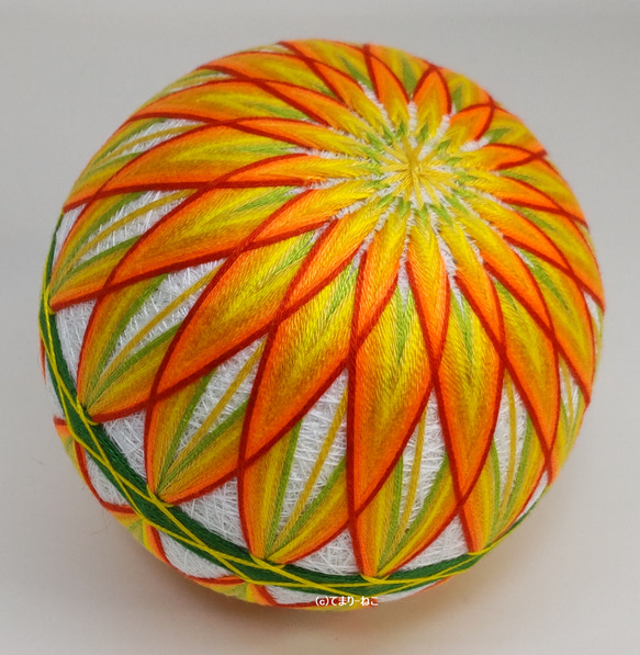 刺繍手毬10cm点セット