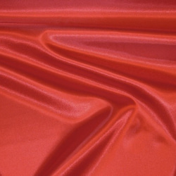 ポリエステルサテン 生地 レッド（赤）☆幅122cm×長さ50cm☆ 50cm単位