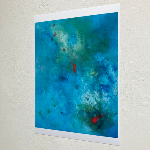 アートフレーム A4 or A3 orスクエア 額装サービス / 額縁 油絵 抽象画