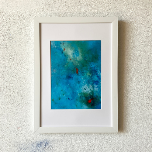 アートフレーム A4 or A3 orスクエア 額装サービス / 額縁 油絵 抽象画