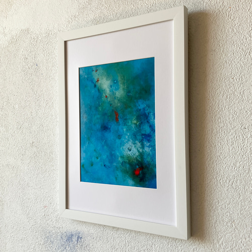 アートフレーム A4 or A3 orスクエア 額装サービス / 額縁 油絵 抽象画