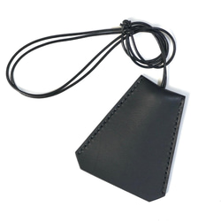 Clochette necklace L size / レザークロシェット キーケース ブラック