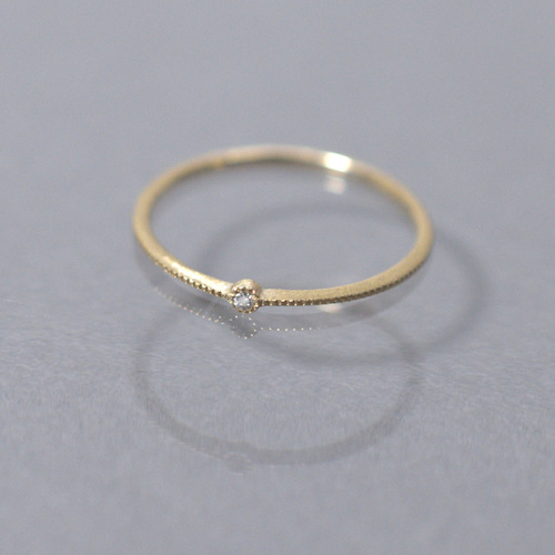Morlinオリジナルデザインメキシコオパールとペリードットのリング18k 