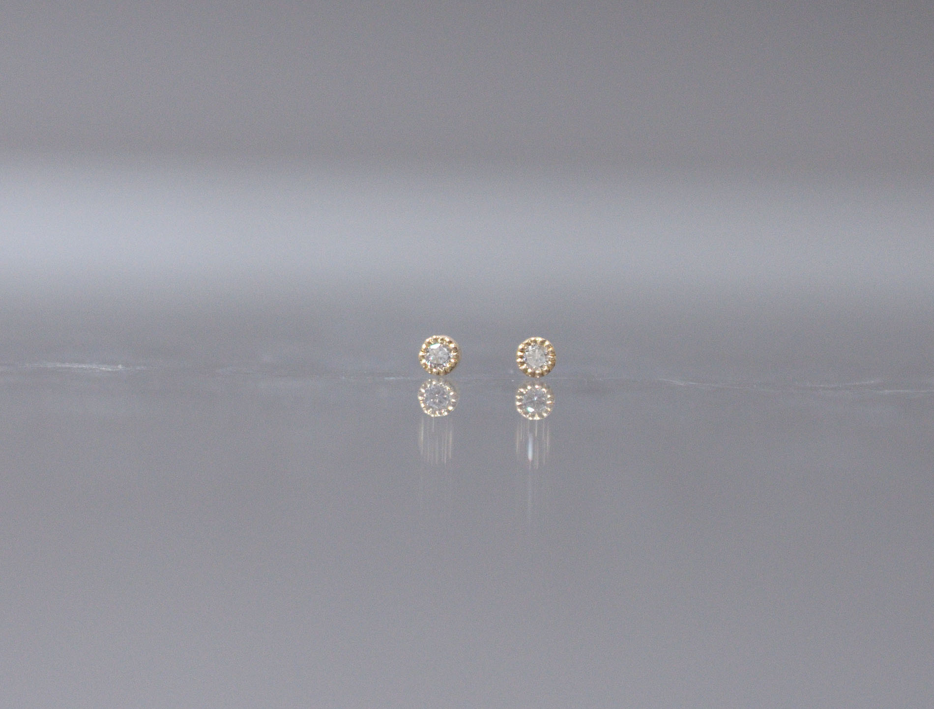 「Ma minette」 一粒ダイヤピアス