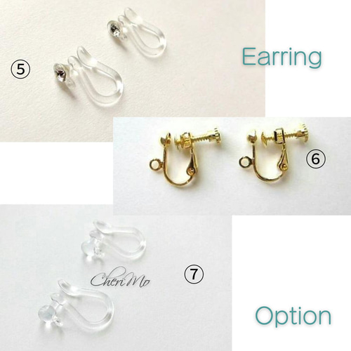 8mm&1cmのダブルパールピアス☆ ＋150円～イヤリング変更可能 ピアス 