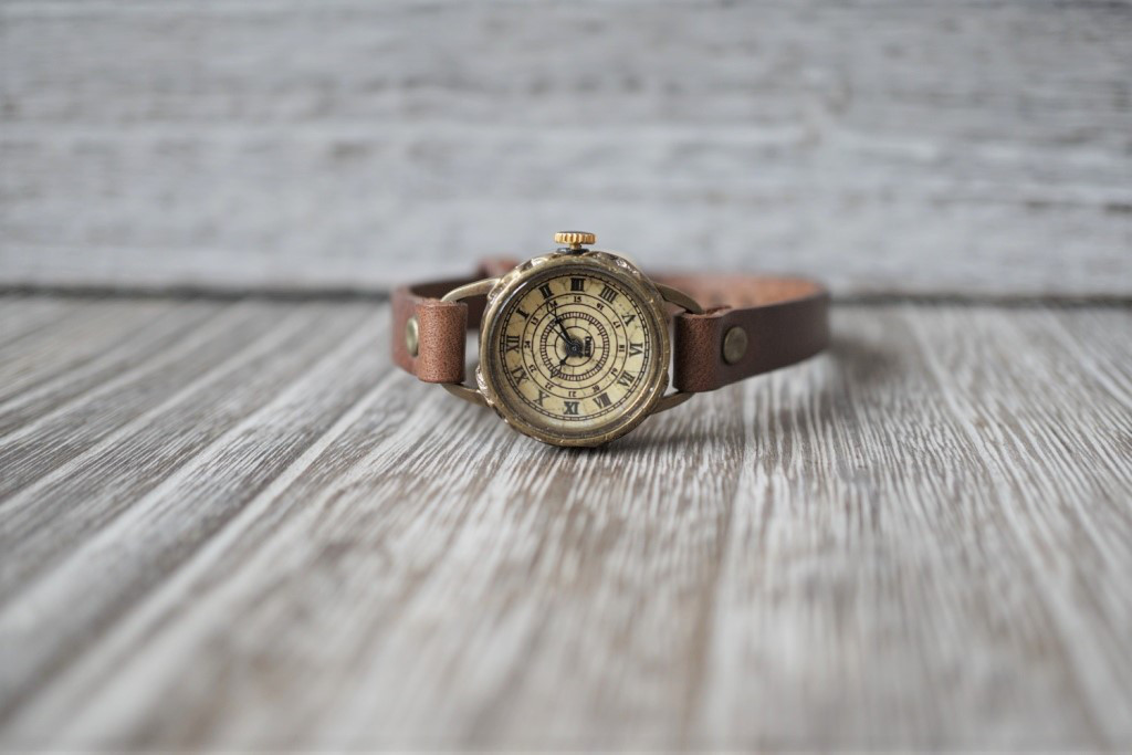 SS-1 クラック アンティーク ローマ SSサイズ　真鍮 ブラウン