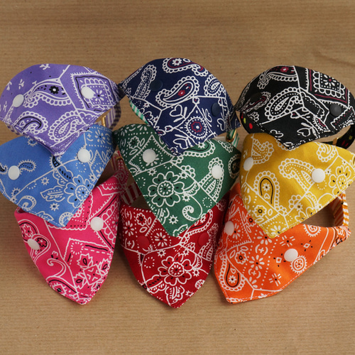 猫用】バンダナ柄のバンダナ(全9色) ペット服・アクセサリー こげねこ  